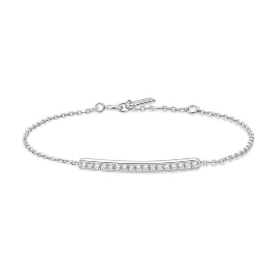  Voque Maven - Gliederarmbänder - Silber / Rhodiniert - Kristall - 18,5cm